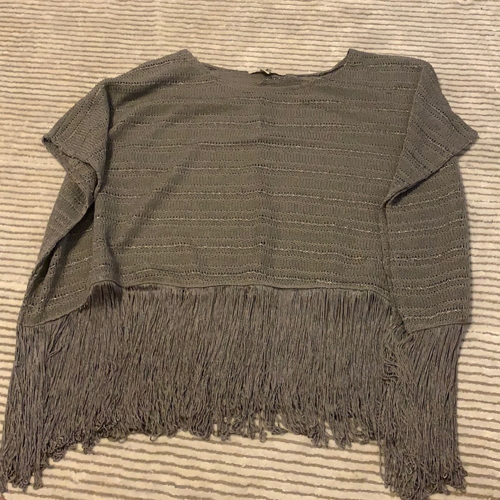 Ya Los Angeles “cover up” sheer shirt